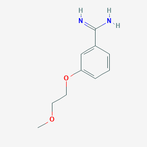 3-(2-Methoxyethoxy)benzene-1-carboximidamide