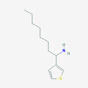 1-(Thiophen-3-YL)octan-1-amine