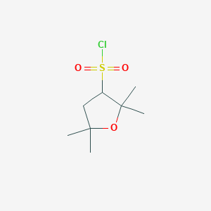 2,2,5,5-Tetramethyloxolane-3-sulfonyl chloride