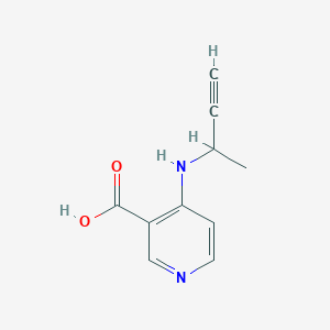 4-[(But-3-yn-2-yl)amino]pyridine-3-carboxylic acid