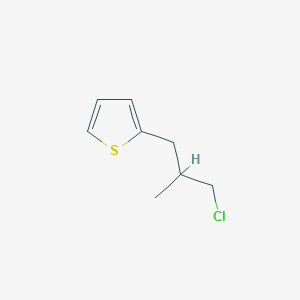 2-(3-Chloro-2-methylpropyl)thiophene