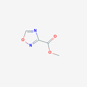molecular formula C4H4N2O3 B1526324 1,2,4-恶二唑-3-甲酸甲酯 CAS No. 89032-81-5
