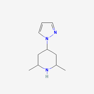 2,6-Dimethyl-4-(1H-pyrazol-1-yl)piperidine