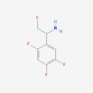 2-Fluoro-1-(2,4,5-trifluorophenyl)ethan-1-amine