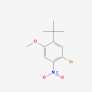 1-Bromo-5-(tert-butyl)-4-methoxy-2-nitrobenzene
