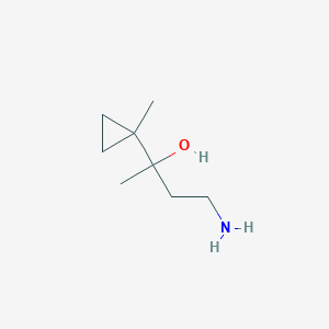 4-Amino-2-(1-methylcyclopropyl)butan-2-OL