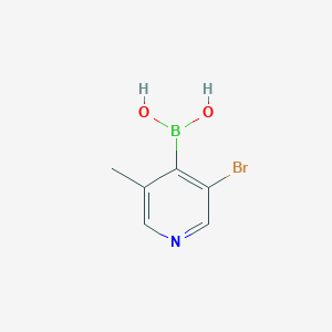molecular formula C6H7BBrNO2 B1526336 5-Bromo-3-methylpyridine-4-boronic acid CAS No. 1451391-27-7