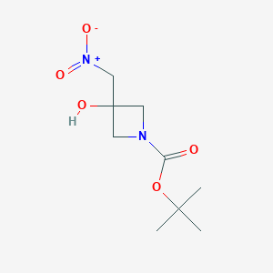 Tert-butyl 3-hydroxy-3-(nitromethyl)azetidine-1-carboxylate