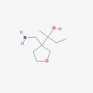 2-[3-(Aminomethyl)oxolan-3-yl]butan-2-ol