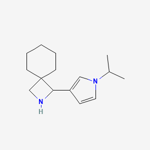 1-[1-(Propan-2-yl)-1H-pyrrol-3-yl]-2-azaspiro[3.5]nonane