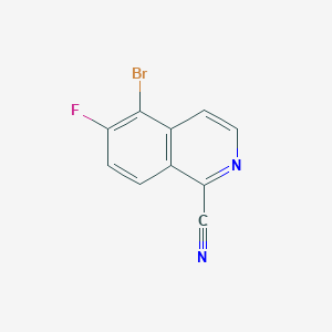 5-Bromo-6-fluoroisoquinoline-1-carbonitrile