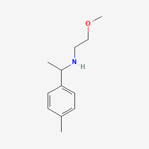 molecular formula C12H19NO B15263453 (2-Methoxyethyl)[1-(4-methylphenyl)ethyl]amine 