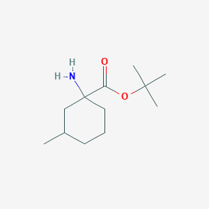 Tert-butyl 1-amino-3-methylcyclohexane-1-carboxylate