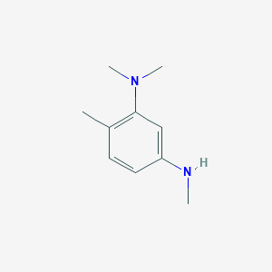molecular formula C10H16N2 B1526356 1-N,1-N,3-N,6-四甲基苯-1,3-二胺 CAS No. 62746-56-9