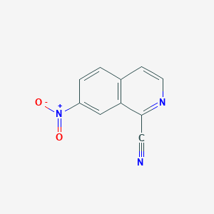 7-Nitroisoquinoline-1-carbonitrile