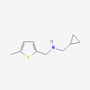 (Cyclopropylmethyl)[(5-methylthiophen-2-yl)methyl]amine