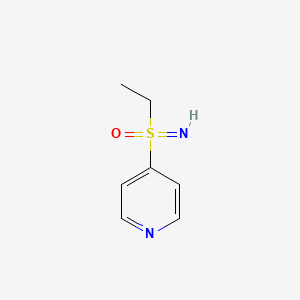 Ethyl(imino)(pyridin-4-yl)-lambda6-sulfanone