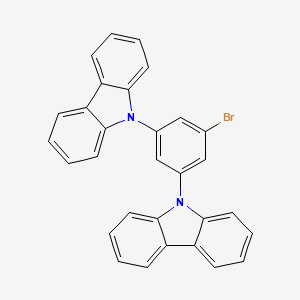 B1526364 9,9'-(5-bromo-1,3-phenylene)bis(9H-carbazole) CAS No. 750573-24-1