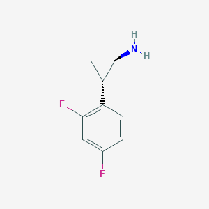 (1R,2S)-2-(2,4-Difluorophenyl)cyclopropan-1-amine