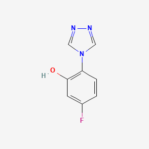 5-Fluoro-2-(4H-1,2,4-triazol-4-yl)phenol