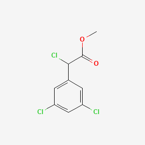 molecular formula C9H7Cl3O2 B1526369 2-氯-2-(3,5-二氯苯基)乙酸甲酯 CAS No. 1250898-69-1