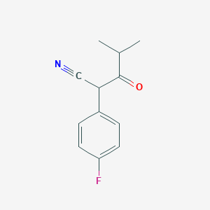 2-(4-Fluorophenyl)-4-methyl-3-oxopentanenitrile