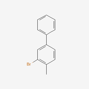 molecular formula C13H11B B1526370 3-Bromo-4-methylbiphenyl CAS No. 855255-82-2