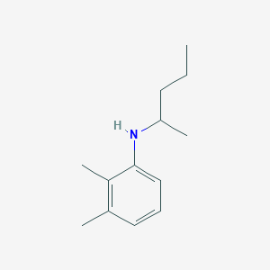 molecular formula C13H21N B15263701 2,3-Dimethyl-N-(pentan-2-yl)aniline 