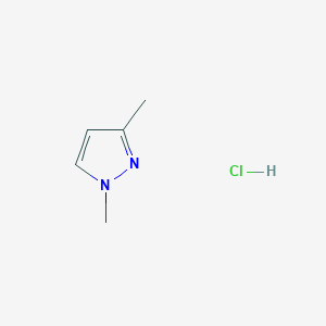 molecular formula C5H9ClN2 B15263739 1,3-Dimethyl-1H-pyrazole hydrochloride 