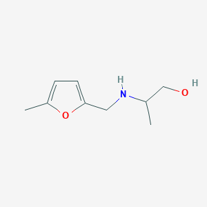 2-{[(5-Methylfuran-2-yl)methyl]amino}propan-1-ol