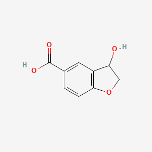 3-Hydroxy-2,3-dihydro-1-benzofuran-5-carboxylic acid