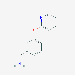 [3-(Pyridin-2-yloxy)benzyl]amine