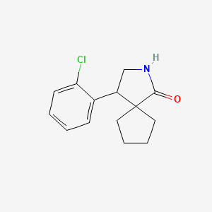 4-(2-Chlorophenyl)-2-azaspiro[4.4]nonan-1-one