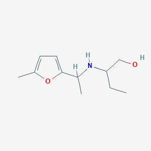 2-{[1-(5-Methylfuran-2-yl)ethyl]amino}butan-1-ol