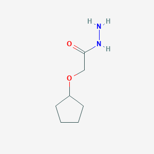 molecular formula C7H14N2O2 B1526396 2-(Cyclopentyloxy) acetohydrazide CAS No. 1239311-07-9