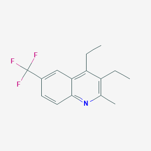 3,4-Diethyl-2-methyl-6-(trifluoromethyl)quinoline