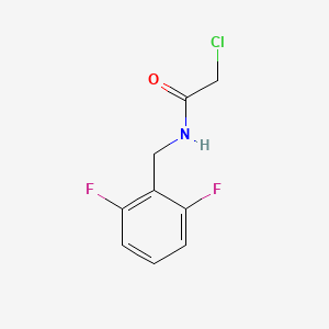 molecular formula C9H8ClF2NO B15263990 2-chloro-N-(2,6-difluorobenzyl)acetamide CAS No. 1219827-87-8