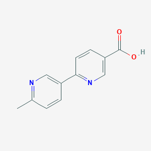 6-(6-Methylpyridin-3-yl)pyridine-3-carboxylic acid