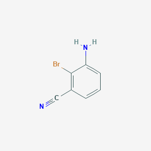 molecular formula C7H5BrN2 B1526405 3-Amino-2-bromobenzonitrile CAS No. 1166988-09-5