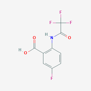 5-Fluoro-2-(2,2,2-trifluoroacetamido)benzoic acid