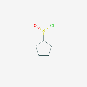 molecular formula C5H9ClOS B15264180 Cyclopentanesulfinyl chloride 