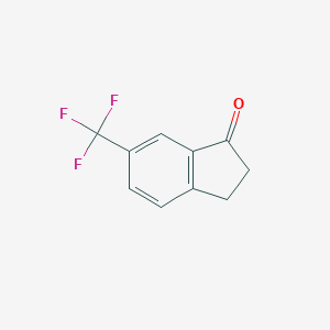 molecular formula C10H7F3O B152642 6-(トリフルオロメチル)-1-インダノン CAS No. 68755-37-3