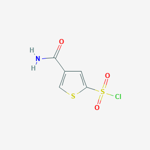 4-Carbamoylthiophene-2-sulfonyl chloride