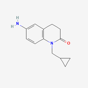 6-Amino-1-(cyclopropylmethyl)-1,2,3,4-tetrahydroquinolin-2-one