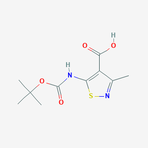 5-{[(Tert-butoxy)carbonyl]amino}-3-methyl-1,2-thiazole-4-carboxylic acid