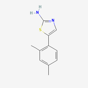molecular formula C11H12N2S B1526461 5-(2,4-Dimethylphenyl)-1,3-thiazol-2-amine CAS No. 1182997-40-5