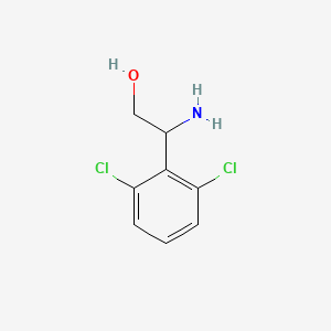 molecular formula C8H9Cl2NO B1526465 2-Amino-2-(2,6-dichlorophenyl)ethanol CAS No. 150806-18-1