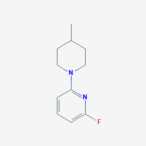 molecular formula C11H15FN2 B1526469 2-Fluoro-6-(4-methylpiperidin-1-yl)pyridine CAS No. 1249647-13-9