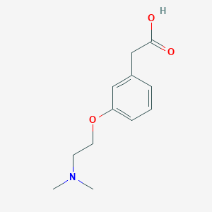 2-{3-[2-(Dimethylamino)ethoxy]phenyl}acetic acid