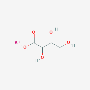 molecular formula C4H7KO5 B15265291 Potassium 2,3,4-trihydroxybutanoate 